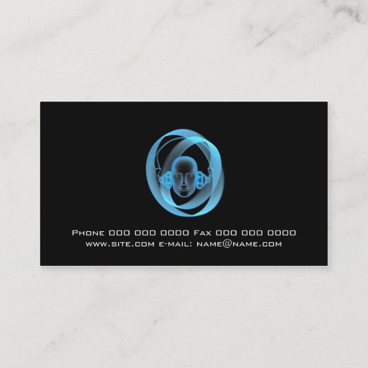 dj_naam visitekaartje (Achterkant)