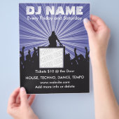 DJ Name Music Flyer (Hand)