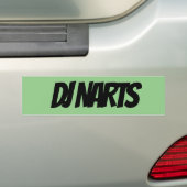 DJ NARTS BUMPERSTICKER (Op auto)