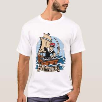 DJ Navigator: Sailing the Sonic Zeeen T-shirt