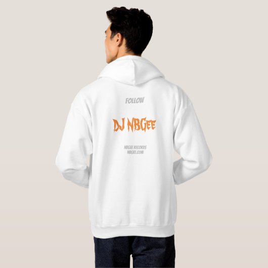 DJ NBGee Hoodie (Achterkant volledig)