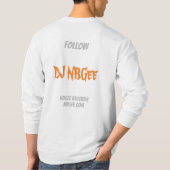 DJ NBGee Shirt met lange mouwen (Achterkant)