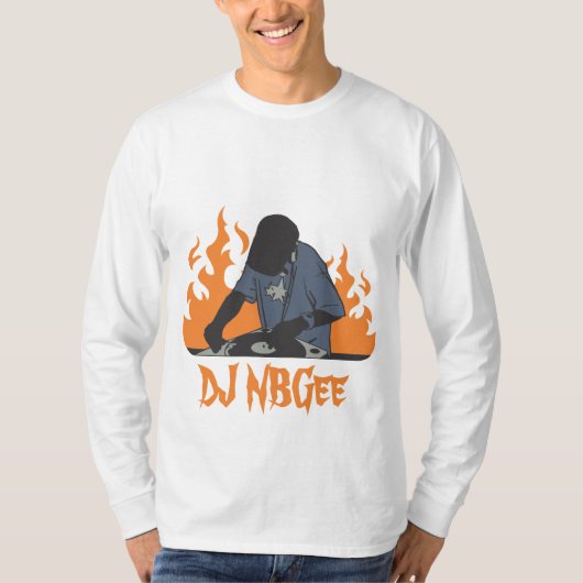DJ NBGee Shirt met lange mouwen (Voorkant)
