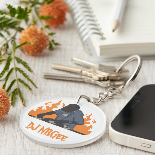 DJ NBGee Sleutelhanger (Voorkant Rechts)