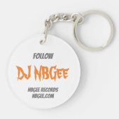 DJ NBGee Sleutelhanger (Achterkant)