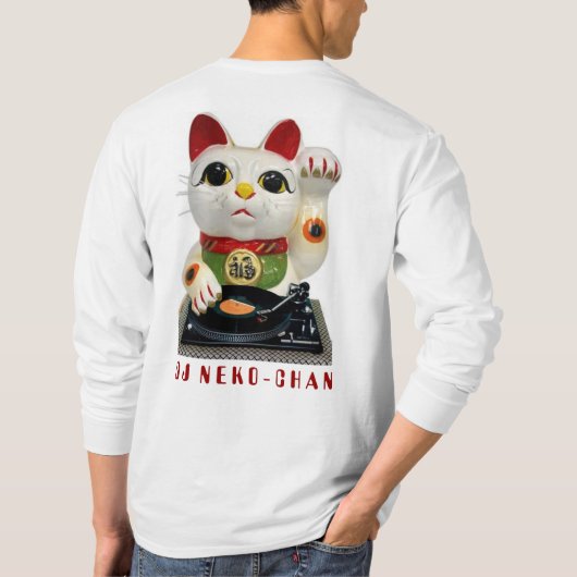 dj neko-chan t-shirt (Achterkant)
