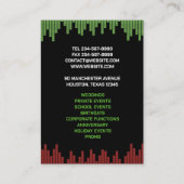 DJ Night Club Chubby Visitekaartje (Achterkant)