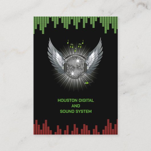 DJ Night Club Chubby Visitekaartje (Voorkant)