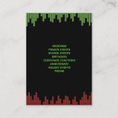 DJ Night Club Chubby Visitekaartje (Achterkant)