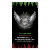 DJ Night Club Magnetisch Visitekaartje (Voorkant Verticaal)