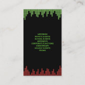 DJ Night Club Visitekaartje (Achterkant)