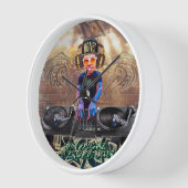DJ-ontwerp met wandklok (Hoek)