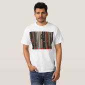 DJ Oom Mike "record collectie" T-shirt (Voorkant volledig)