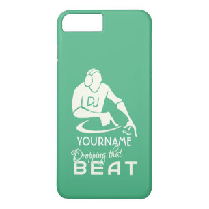DJ op maat gemaakte naam & kleur telefoonhoesjes iPhone 8/7 Plus Hoesje