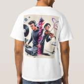 Dj op print shirt (Achterkant)