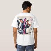 Dj op print shirt (Achterkant volledig)