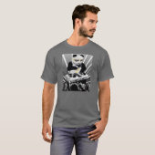 DJ Panda Bling Bling T-Shirt (Voorkant volledig)