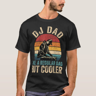 Dj Papa Als Gewone Papa Maar Koelere Vaderdag T-shirt