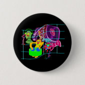 DJ-partij Ronde Button 5,7 Cm (Voorkant)