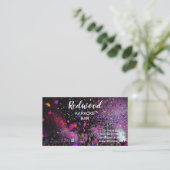 DJ party planner glow stick disco karaoke club Bus Visitekaartje (Staand voorkant)