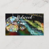 DJ party planner glow stick disco karaoke club Bus Visitekaartje (Voorkant)