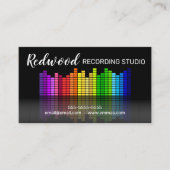 DJ party planner glow stick disco karaoke club Bus Visitekaartje (Voorkant)