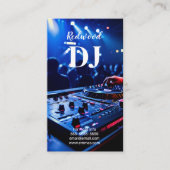 DJ party planner glow stick disco karaoke club Visitekaartje (Voorkant)