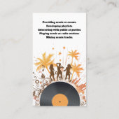 DJ Party Visitekaartje (Achterkant)