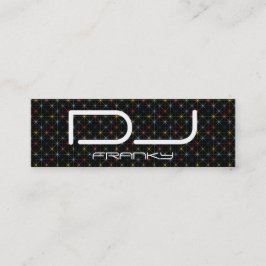 DJ-pastelsterren Mini Visitekaartje