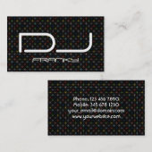 DJ-pastelsterren Visitekaartje (Voorkant / Achterkant)