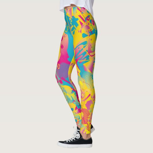 DJ-Patterned Women's Leggings (Links)