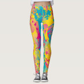 DJ-Patterned Women's Leggings (Voorkant)