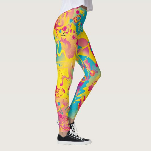DJ-Patterned Women's Leggings (Rechts)