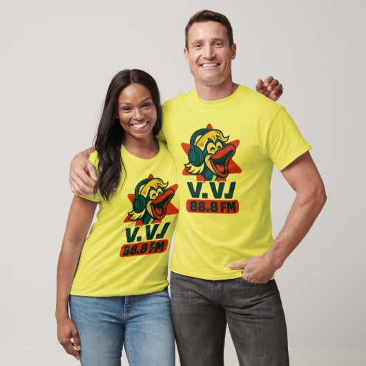 DJ Penguin – V.V. 88.8 FM T-shirt (Unisex)
