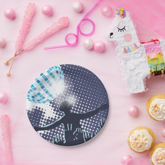 DJ Performing Paper Borden Papieren Bordje (Feest)