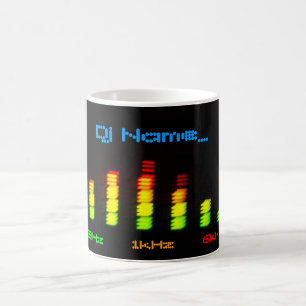 Dj Personal Equalizer Bar EQ - jouw naam toevoegen Koffiemok