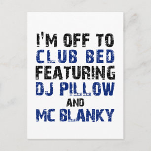 DJ Pillow en Mc Blanky Briefkaart