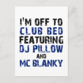 DJ Pillow en Mc Blanky Briefkaart (Voorkant)