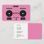 DJ Pink Modern 2019 Visitekaartje (Voorkant / Achterkant)