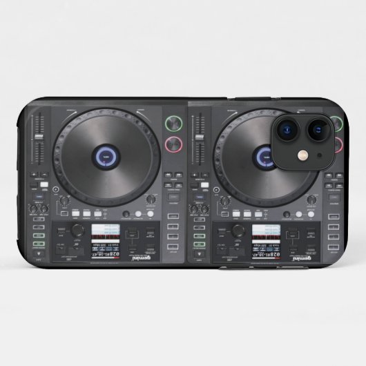 DJ Platenspeler Case-Mate iPhone Case (Achterkant (horizontaal))