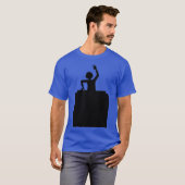 DJ - Platenspeler - EDM - Electronic Dance Music - T-shirt (Voorkant volledig)