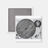 DJ Platenspeler Magneet (Voorkant / Achterkant)