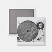 DJ Platenspeler Magneet (Voorkant / Achterkant)