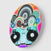 DJ-Platenspeler met vinyl - Pop kunst Grote Klok (Hoek)
