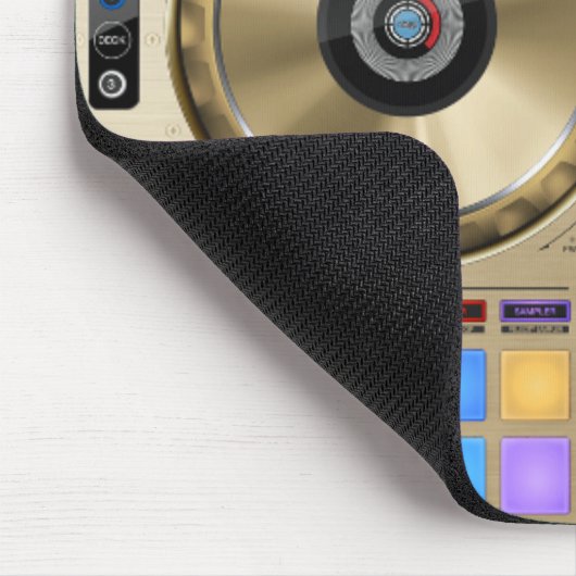 DJ Platenspeler Mousepad Muismat (Hoek)