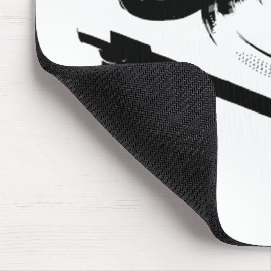 DJ Platenspeler Muismat | Ibiza House Music Gifts (Hoek)