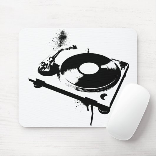 DJ Platenspeler Muismat | Ibiza House Music Gifts (Met muis)