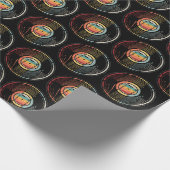 DJ Platenspeler record voor vinylluisteraars Cadeaupapier (Hoek)