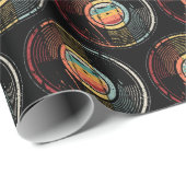 DJ Platenspeler record voor vinylluisteraars Cadeaupapier (Rol Hoek)