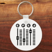 DJ Platenspeler Sleutelhanger (Voorkant)